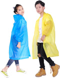 Kids Rain Jacket, 2 Pack Rain Ponchos by Makonus