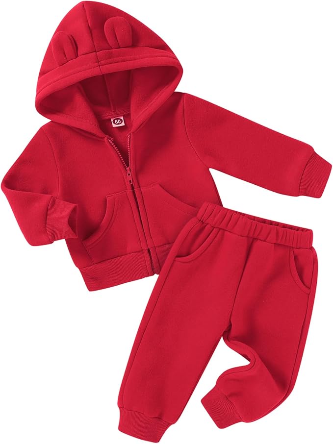Happy Town Baby Clothes for Girls Boys Clothes Solid Color Zipper Hoodie and by HappyTown