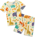 babee Reshinee Bamboo Viscose Toddler Boys Pajamas Set, Short Sleeve Kids by babeeReshinee