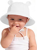 Zando Wide Brim Baby Sun Bucket Hat 0-4T UPF 50+ by ZANDO