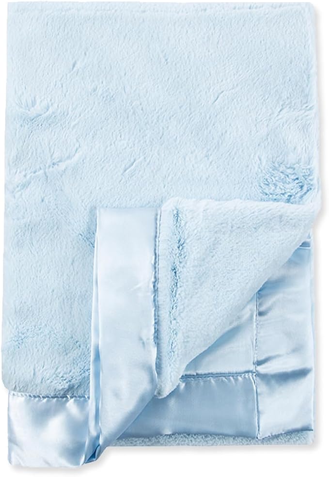 Little Me Blankets for Baby, Plush Swaddling Receiving Blanket, 30 x 27 Inches - Image 2