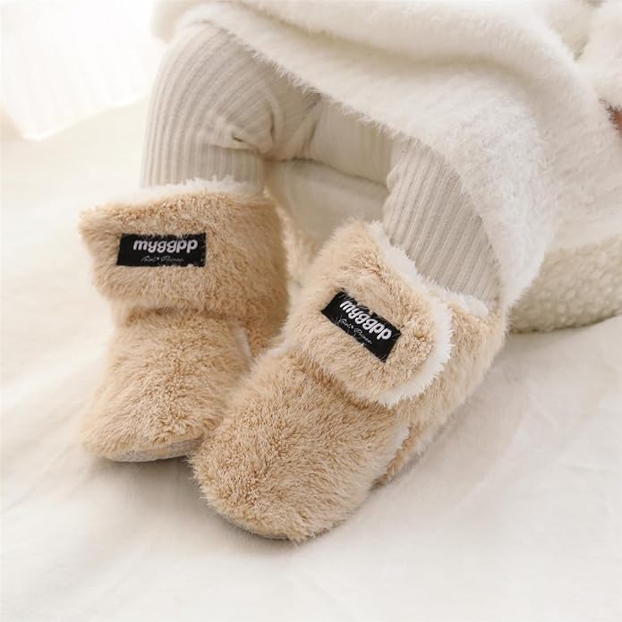 Ohwawadi Infant Baby Slippers Girls Boys Booties Warm Baby Socks Shoes Newborn - Image 3