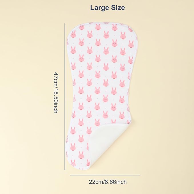 10-Pack Burp Cloths for Baby Boys and Girls - Image 2