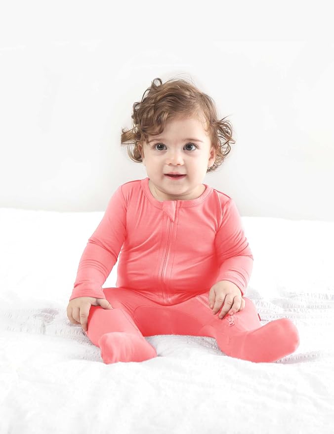 RRP Unisex Baby Footies Pajamas, Rayon Derived From Bamboo, Buttery Soft Sleep - Image 6