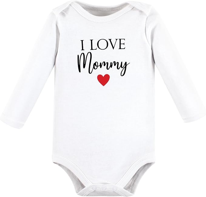 Hudson Baby Baby Girls' Cotton Long-sleeve Bodysuits 3-pack - Image 3