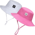 Baby Sun Hat Smile Face UPF 50+ Toddler Bucket Hat by MaxNova