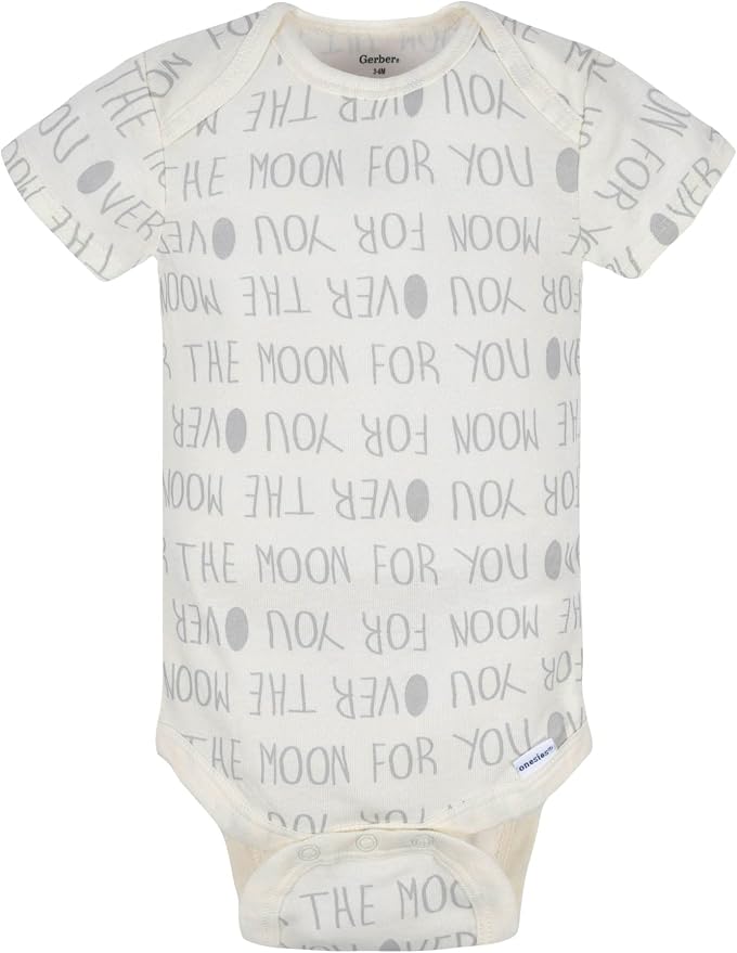 Gerber Baby Boys & Girls 8-Pack Short Sleeve Onesies Bodysuits - Image 5