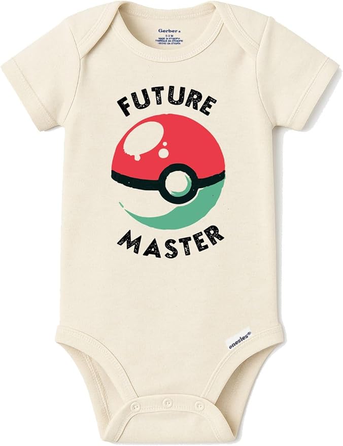 Brain Juice Tees Future Master Baby Bodysuit – Cute Monster Trainer Style by Brain+Juice+Tees