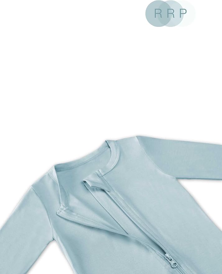 RRP Unisex Baby Footies Pajamas, Rayon Derived From Bamboo, Buttery Soft Sleep - Image 2