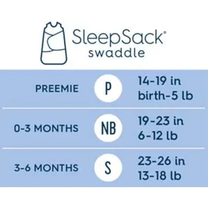HALO 100% Cotton Sleepsack Swaddle, 3-Way Adjustable Wearable Blanket, TOG 1.5, Floppy Friends, Newborn, 0-3 Months
