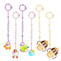 RTMOK Toy Straps for Baby, Silicone Setpacifier Clip,Applies to Car Seat Teether,High Chair,Stroller Accessories,Baby Clips,Cribs,Rocking Chair (Multicolored)