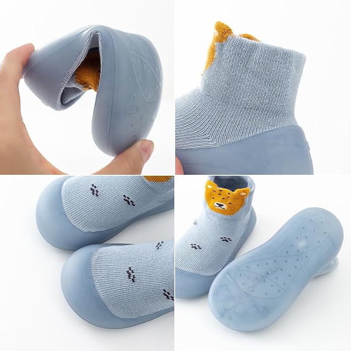Baby Non Slip Socks Shoes Toddler Girls Boys First Walking Shoes Infant Indoor - Image 7