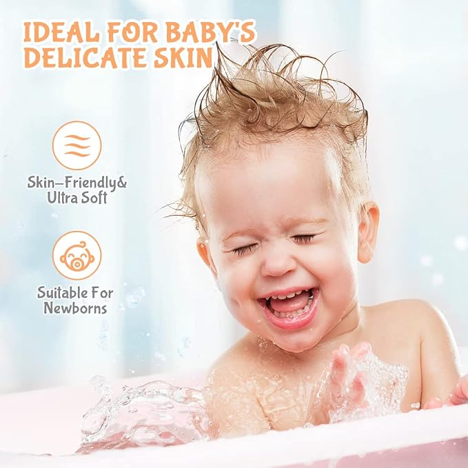 Orighty Baby Washcloths 50-Pack, Microfiber Coral Fleece Baby Face Towels - Image 5