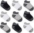 Non-slip Toddler Ankle Cotton Grip Socks Unisex 6M-5T by Bearbay