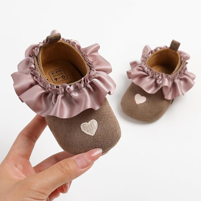 Ohwawadi Infant Baby Boys Girls Slippers Cozy Fleece Booties Soft Bottom Warm - Image 5