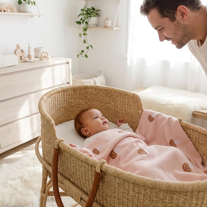 Swaddle Blanket for Girls 100% Cotton Buttery Soft Cozy Receiving Swaddle Crib - Image 4