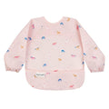 Tiny Twinkle Long Sleeve Bib for Babies & Toddlers – Waterproof Smock Bib for Eating – Machine Washable & Mess-Proof, Baby Feeding Essential & Shower Must-Have(Unicorn Confetti, 6–24M)