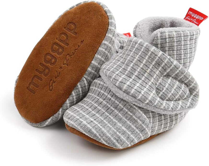 Ohwawadi Infant Baby Slippers Girls Boys Booties Warm Baby Socks Shoes Newborn - Image 5