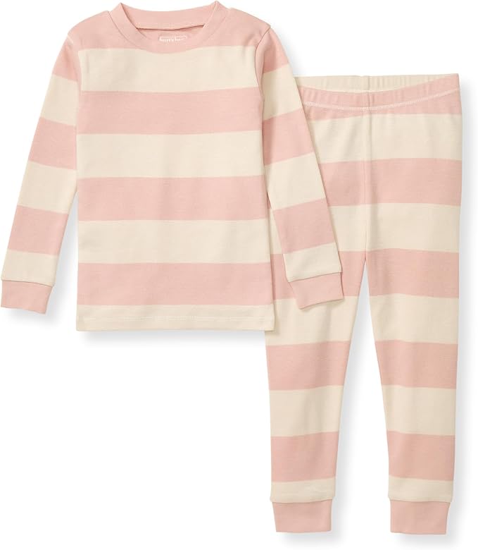 Burt's Bees Baby Girls Organic Cotton Pajamas, Toddler PJ Set, 2-PC | Soft by BurtsBeesBaby