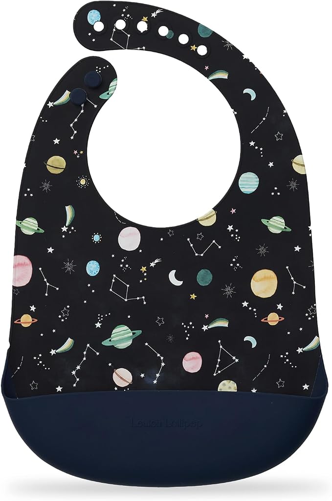 Loulou Lollipop Soft, Waterproof Silicone Feeding Bib by LoulouLollipop