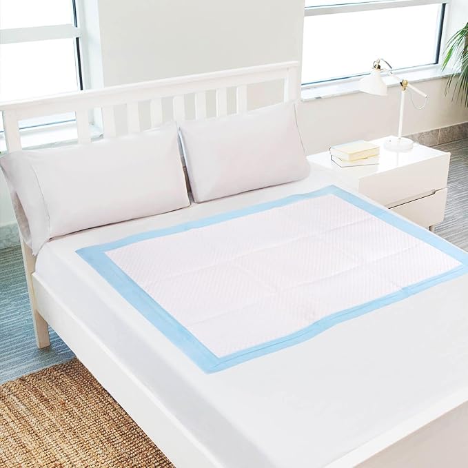 Bed Pads Disposable for Adults 36" x 36" - 40 Count, Super Absorbent Disposable Underpads, Incontinence Pads for Beds, Extra Large & Leak-Proof Chucks Pads Ideal for Elderly, Adults, Kids, and Pets