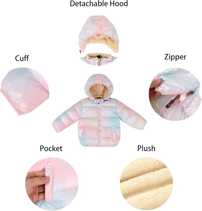 Toddler Boys' Girls' Winter Coat - Image 5