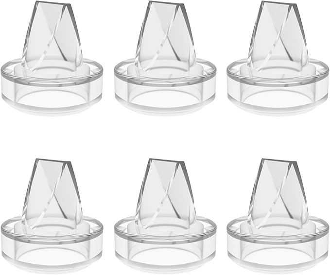 6 Pack Silicone Duckbill Valve Compatible with S9 / S12 / S9Pro / S12Pro Wearable Breast Pump, Electric Breast Pump Parts Accessories