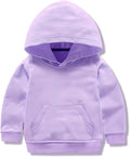 Toddler Boys Girls Sweatshirt Cotton Solid Fall Pullover Hoodie | Long Sleeve by YAGATA