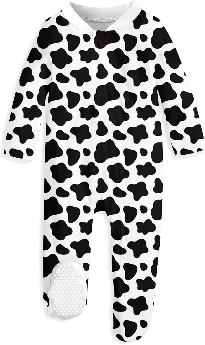 uideazone Baby Girls Footed Pajamas, Zip Sleeper by uideazone