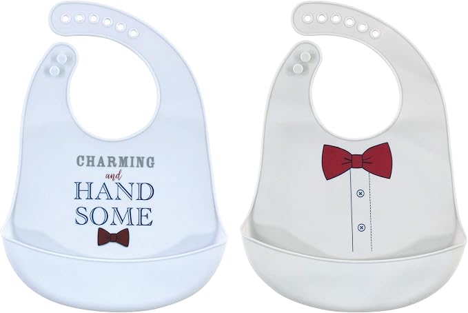 Little Treasure Unisex BabySilicone Bibs - Image 2