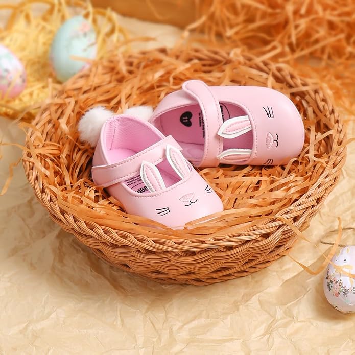 Ohwawadi Infant Baby Boys Girls Slippers Cozy Fleece Booties Soft Bottom Warm - Image 3