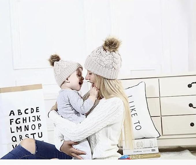 DANMY Baby Beanie Hat, Infant Newborn Toddler Winter Warm Knit Cap - Image 6