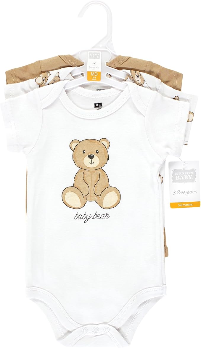 Hudson Baby Unisex Baby Cotton Bodysuits - Image 2