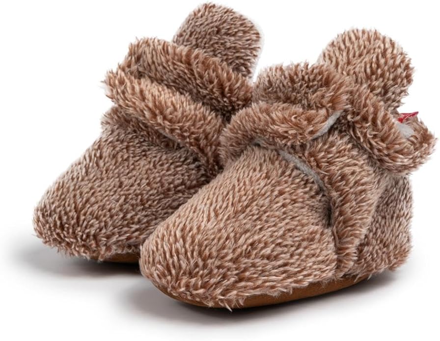 Sawimlgy Newborn Infant Baby Girl Boy Cotton Booties Stay On Sock Slippers Soft by Sawimlgy