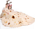 Mermaker Burrito Tortilla Taco Blanket 71 inches by Mermaker