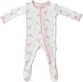 Bamboo Little Soft Baby Footie Pajamas, Baby Clothes, Newborn Sleepers, 95% Viscose and 5% Spandex, 0-24 Months