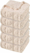 5 Pcs Baby Blanket Heart Checkered Ultra Soft Gift-Ready Plush by Unknown