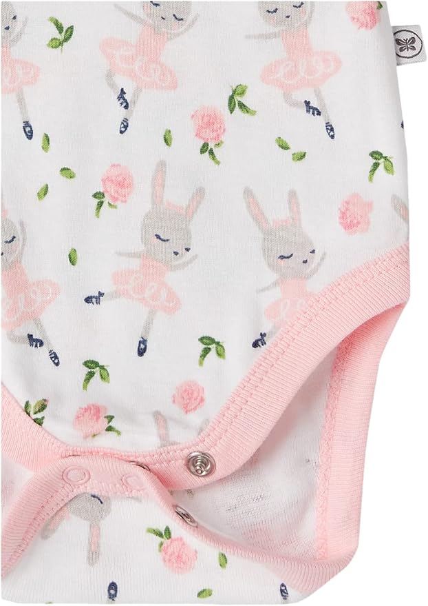 HonestBaby baby-girls 5-pack Long Sleeve Bodysuits One Piece 100% Organic Cotton - Image 6