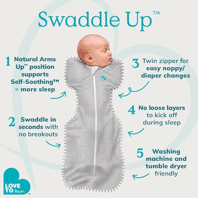 Love to Dream Swaddle Up Original, Arms Up Position, Light and Ultra Breathable - Image 6