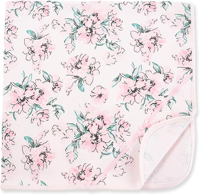 Little Me Blankets for Baby Girls' Swaddling Receiving Blanket, 30 x 27 Inches - Image 3