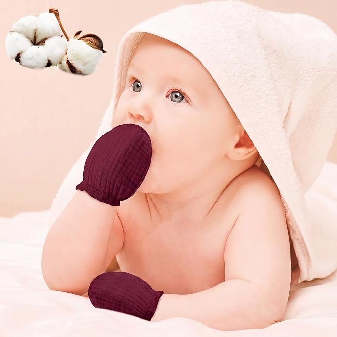 Baby Mittens Newborn No Scratch 0-6 Months - Image 3