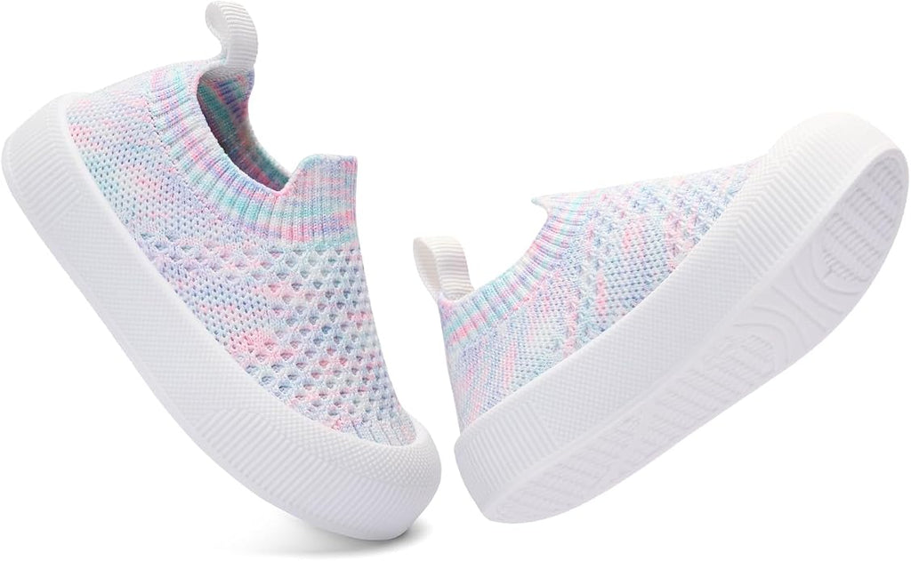 BACSAC Baby Toddler Unisex Infant Shoes Boys Girls Beige Mesh Breathable - Image 5