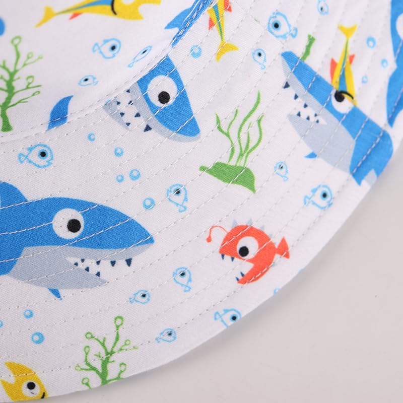 LANGZHEN Sun Protection Hat for Kids Toddler Boys Girls Wide Brim Summer - Image 7