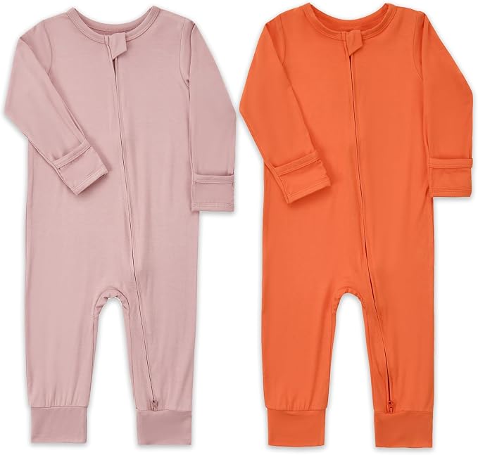 Aablexema Unisex Rayon of Bamboo Baby Footless Pajamas Romper by Aablexema