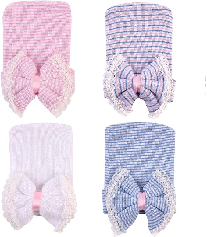 Newborn Hospital Hat Infant Baby Hat Caps - Image 2