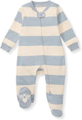 Burt's Bees Baby Boys' Organic Cotton, Sleep and Play Footed Pajamas | Easy zip by BurtsBeesBaby