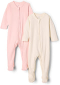 Amazon Essentials x Sofia Grainge Unisex Babies' Cotton Footed Sleep and Play by AmazonEssentials