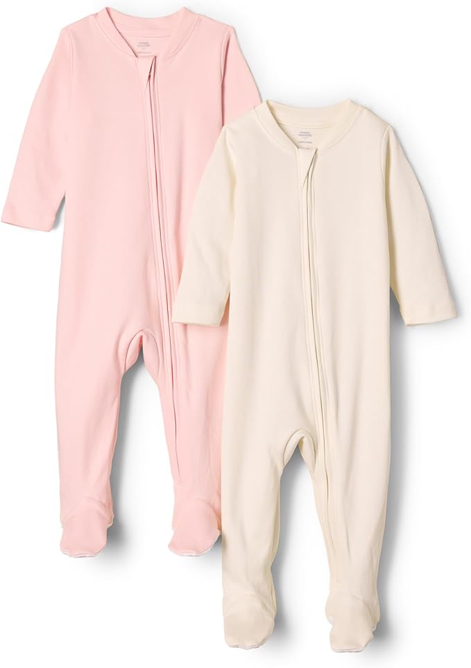 Amazon Essentials x Sofia Grainge Unisex Babies' Cotton Footed Sleep and Play by AmazonEssentials