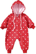 Unutiylo Unisex Baby Boys Girls Long Sleeve Infant Baby Zipper Hooded Jumpsuits by Unutiylo