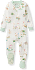 Burt's Bees Baby Boys Organic Cotton, Snug Fit Footed Sleeper Pajamas | by BurtsBeesBaby